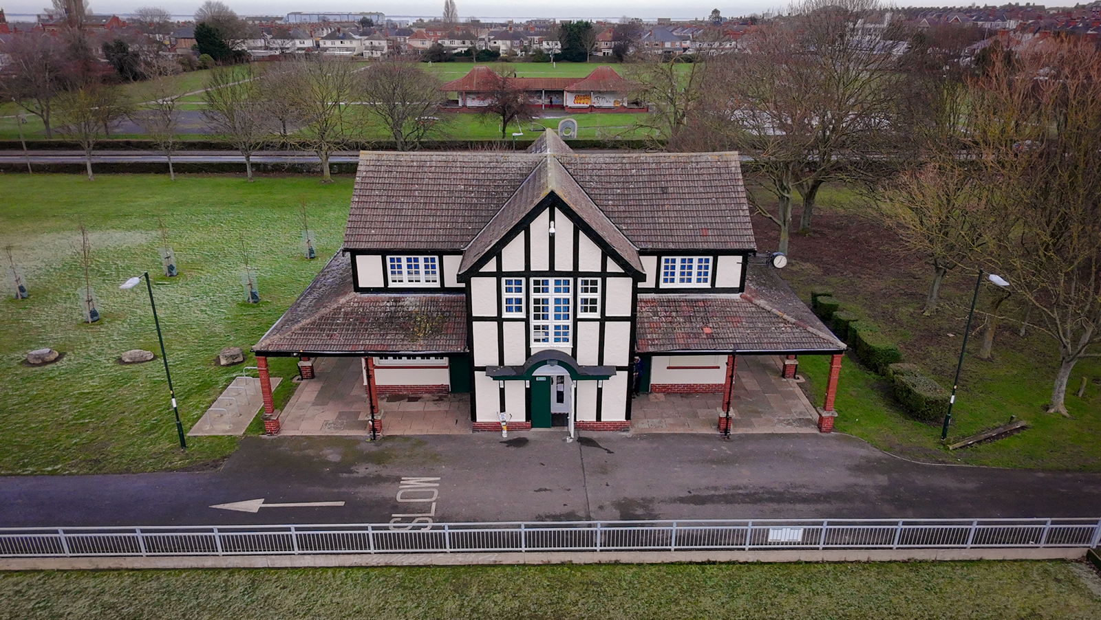 Sussex Pavilion Aerial Photo